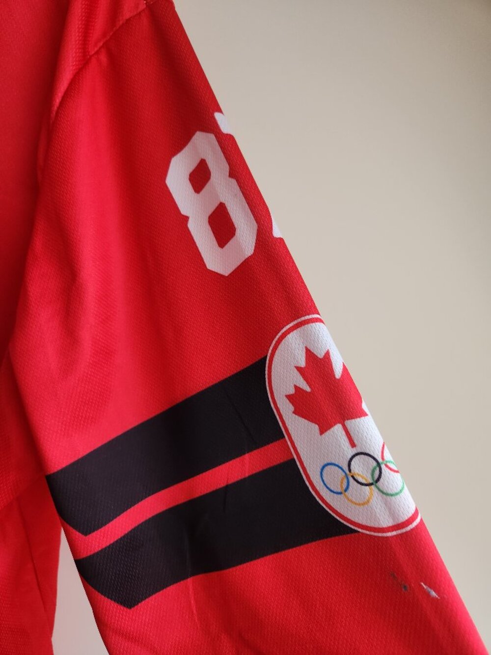 Team Canada Olympic Sidney Crosby Screen Printed Jersey #87 Size M/48 - Picture 5 of 8
